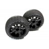 Tire Set f/r (2) Truggys.)