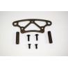Aluminum front bumper upper plate ATC 2.4 RTR/BL