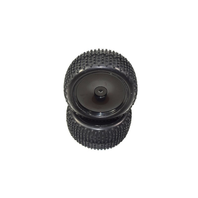 Wheel Set glued rear (2) AB2.4 RTR/BL/KIT