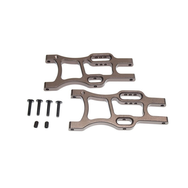 Aluminum suspension Arm low rear (2) AB2.4 RTR/BL/KIT