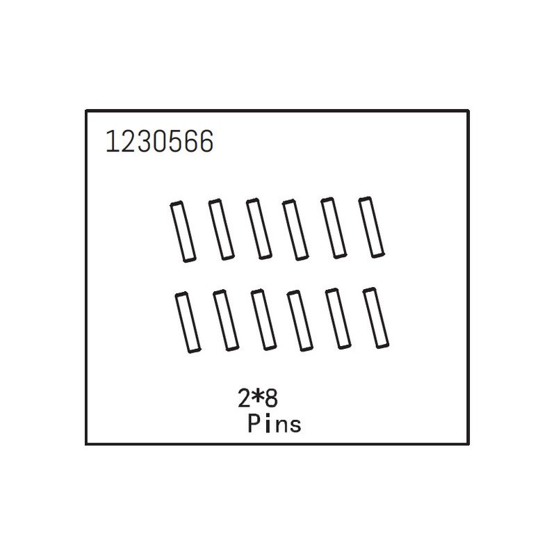 Pins 2*8 (12)
