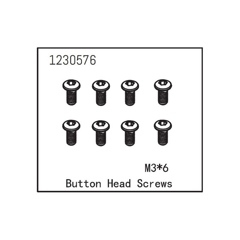 Button Head Screw M3*6 (8)