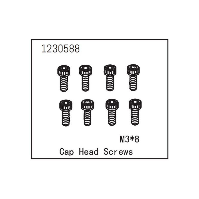 Cap Head Screw M3*8 (8)