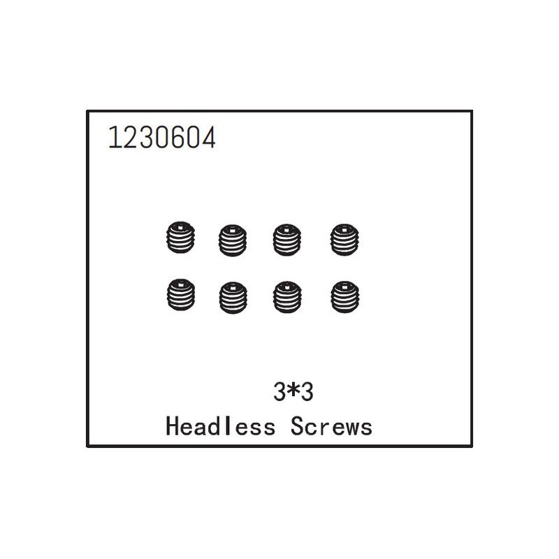 Headless Screw M3*3 (8)