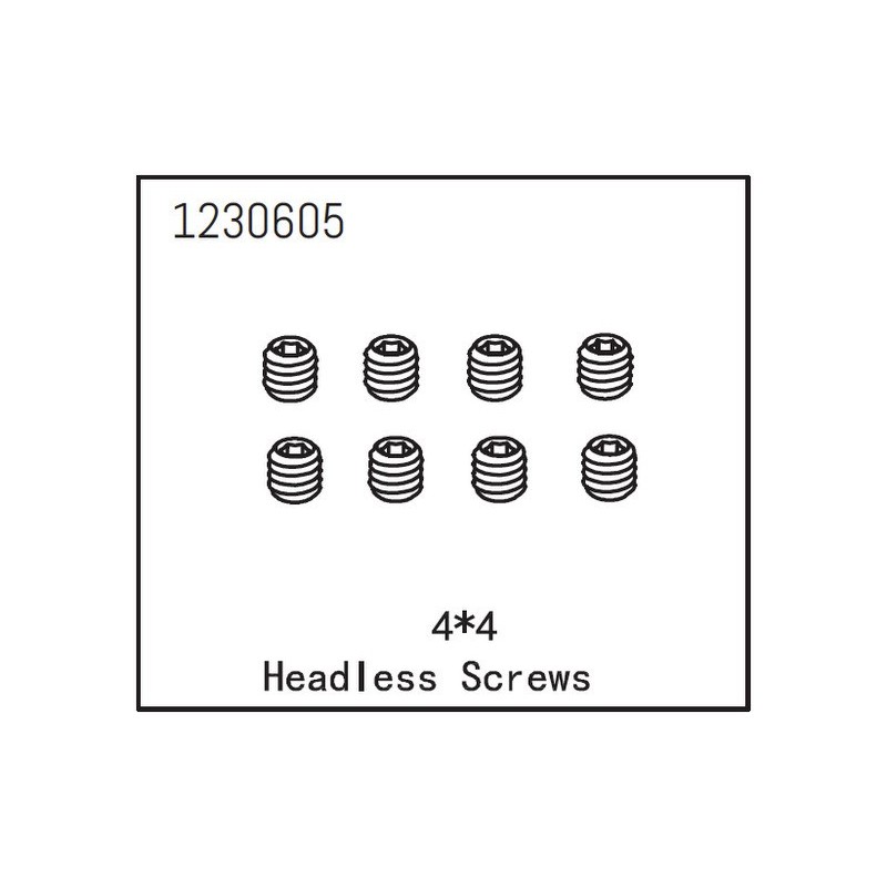 Headless Screw M4*4 (8)
