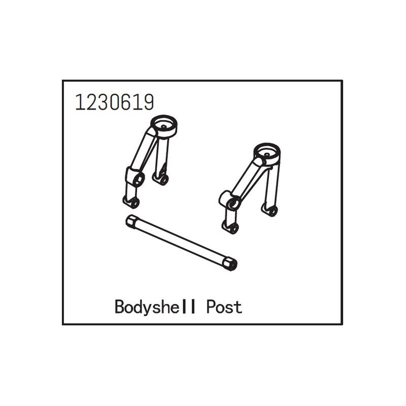 Body Shell Post front