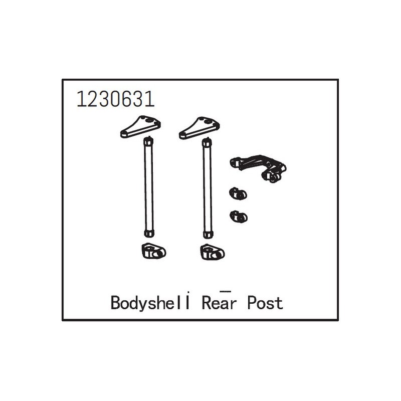 Body Shell Post rear