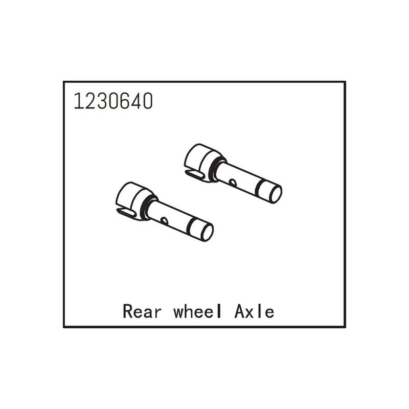 Rear Wheel Axle (2)
