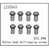 Button Head Screws - Selftapping M2.5*8 (8)