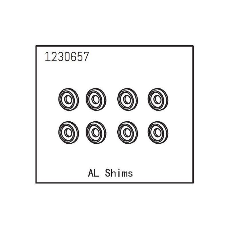 Alu. Shims (8)