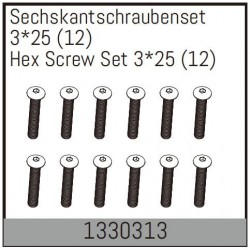Hex Screw Set 3*25 (12)