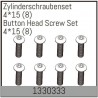 Button Head Screw Set 4*15 (8)