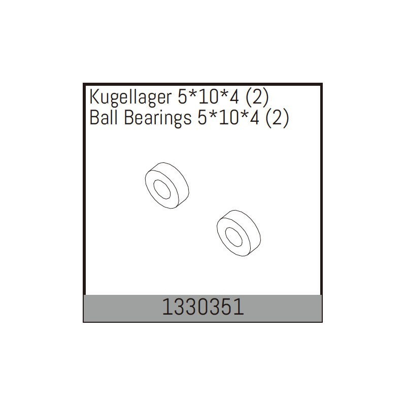 Ball Bearings 5*10*4 (2)