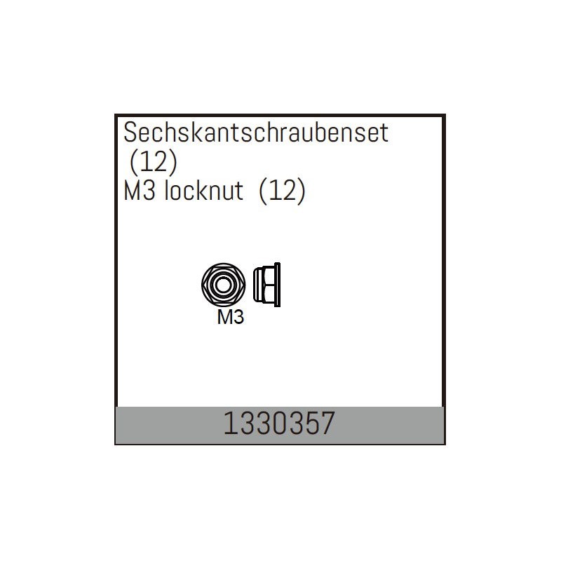 M3 locknut