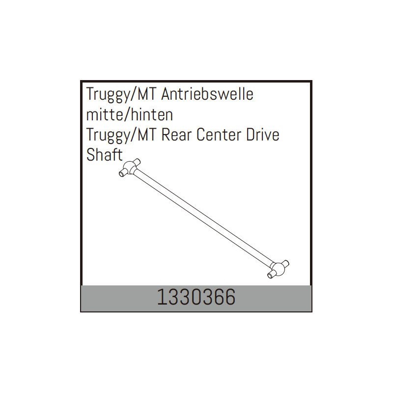 Truggy/MT Rear Center Drive Shaft