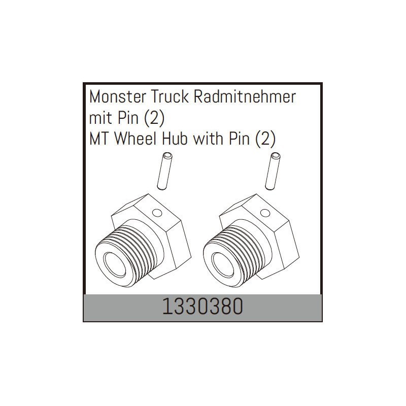 MT Wheel Hub with Pin (2)