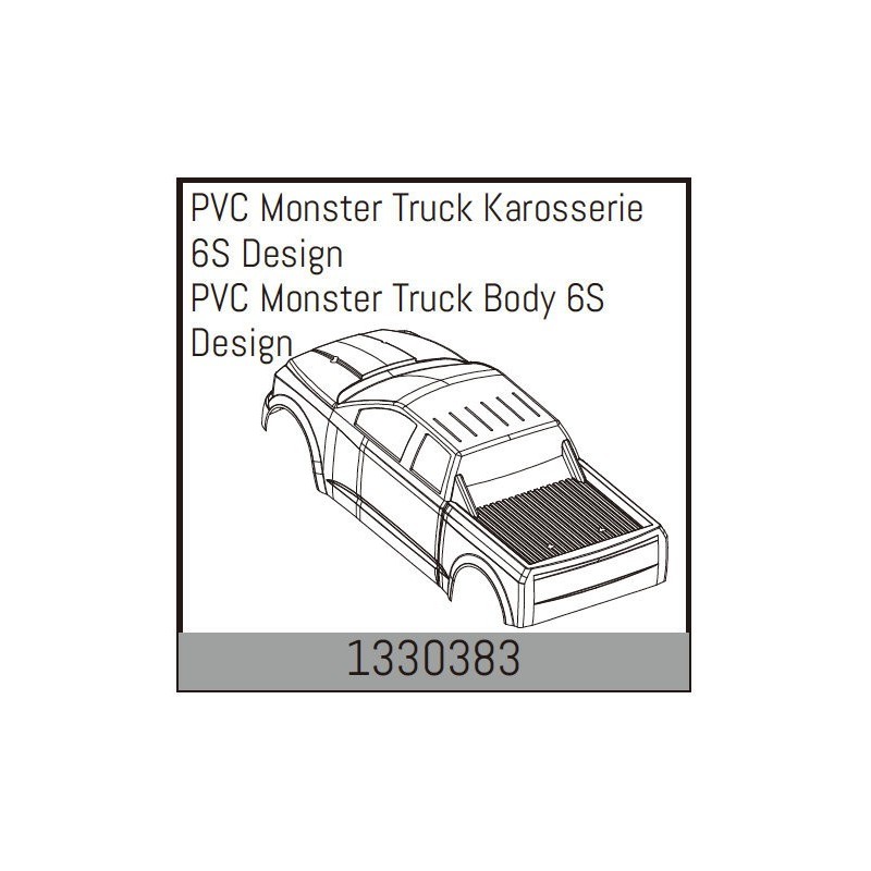 PVC Monster Truck Body 6S Design