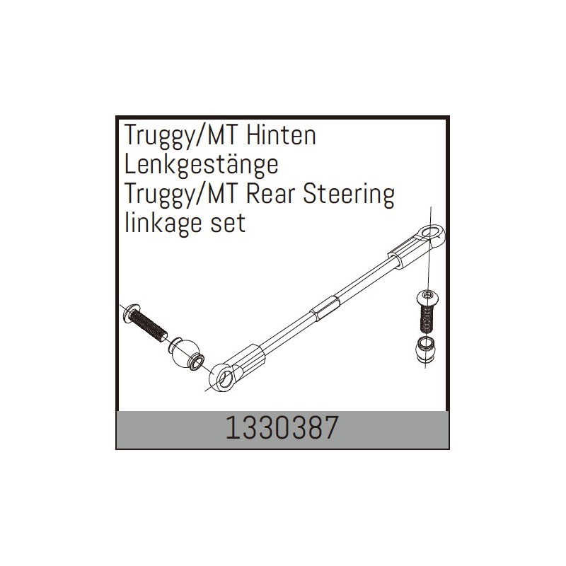 Rear Steering linkage set for Truggy /MT