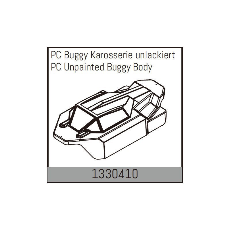 PC Unpainted Buggy Body