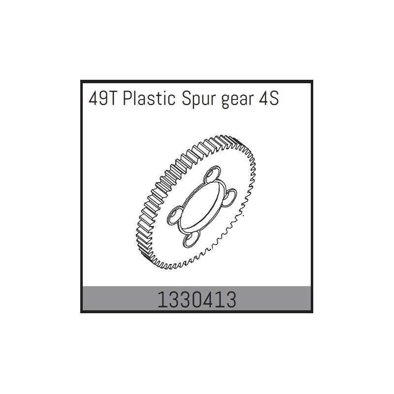 49T Plastic Spur Gear