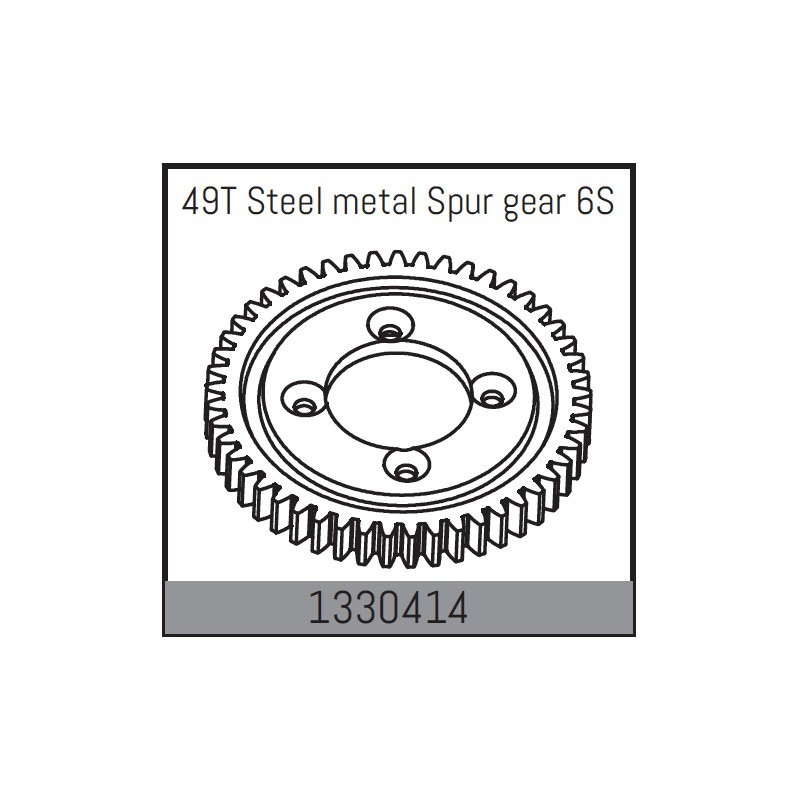 49T Steel Spur Gear