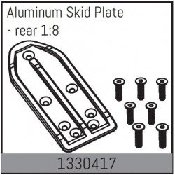 Aluminum Skid Plate - rear 1:8