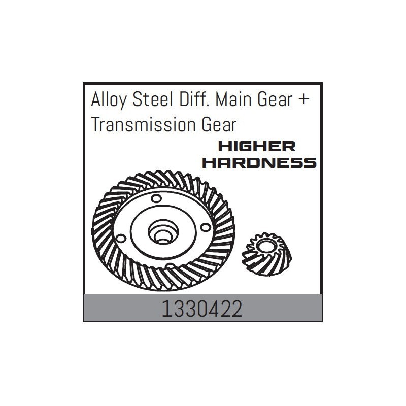 Alloy Steel Diff. Main Gear + Transmission Gear