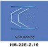 Skid landing gear 6ch helikopter