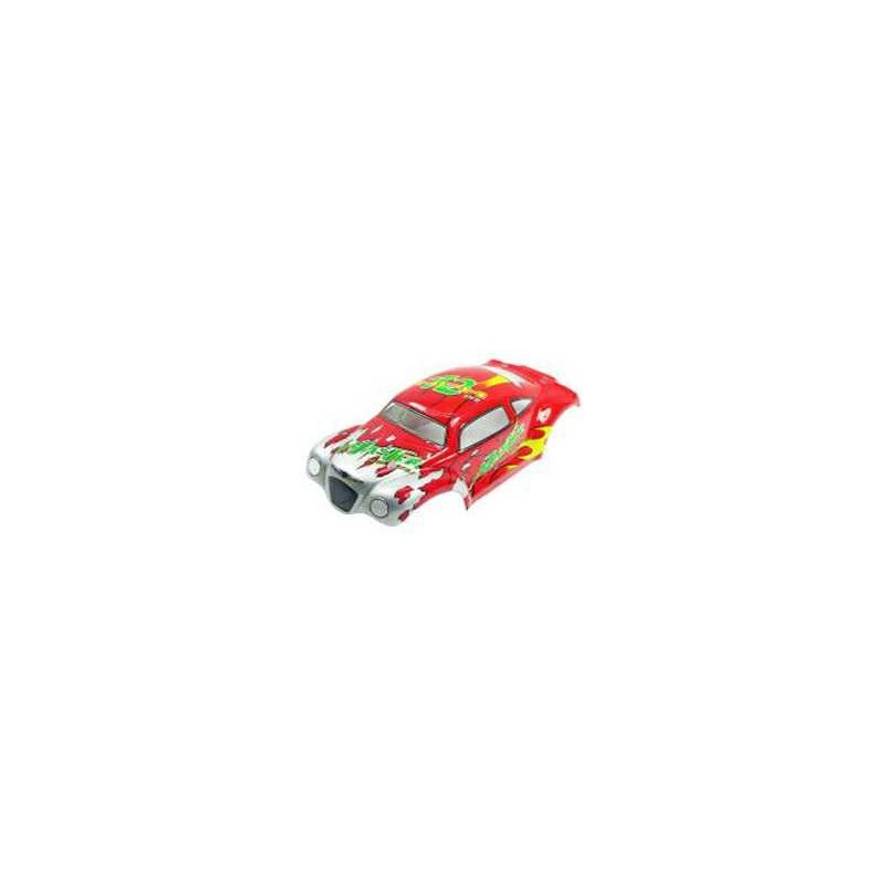 HBX Kaross hotrod röd/silver 1:18 StadiumTruck