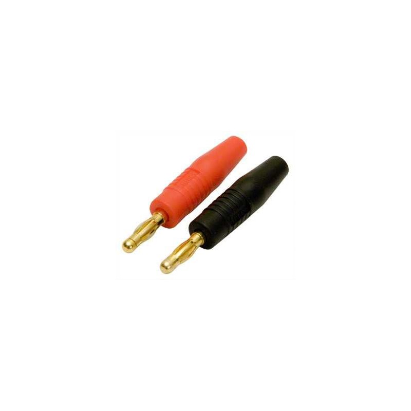 Banankontakt 4mm par guld