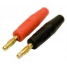 Banankontakt 4mm par guld
