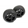Tire Set f/r (2) Truggys.)