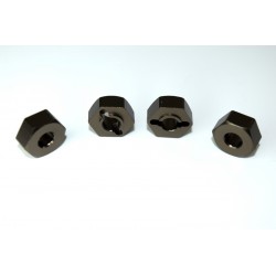 Aluminum wheel hex hub (4) ATC 2.4 RTR/BL