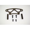Aluminum front bumper upper plate ATC 2.4 RTR/BL