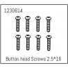 Button Head Screw M2.5*14 (8)