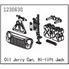 Grill, Oil Jerry Can and High Lift Jack - Sherpa