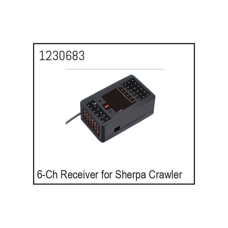 6-Channel Receiver for Sherpa Crawler