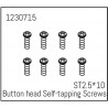 Button head Self-tapping screws ST2.5*10 (8) - Khamba