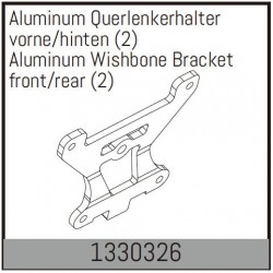 Aluminum Wishbone Bracket front/rear (2)