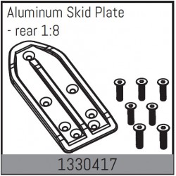 Aluminum Skid Plate - rear 1:8