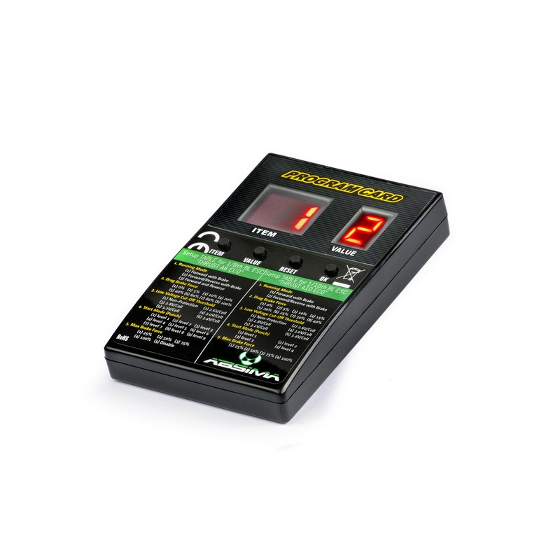 Programming Box for "THRUST BL ECO" 1:10 / 1:8