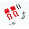 Heavy duty shackle with mounting bracket 1:10