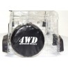 Spare 108mm crawler tires with cover + metal stent set