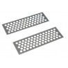 Metal Sand Plates (2) silver