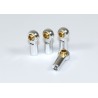Aluminium Ball End incl. Ball Stud (4) silver 1:10
