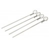 Body Clips long/silver (4)