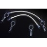 1:10 Body Clips with rope, Sliver (80mm)