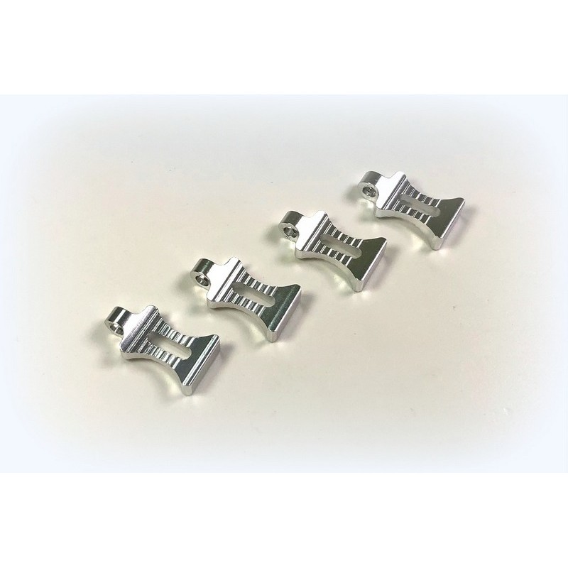 Alu. Body Clip Holder, silver (4)