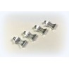 Alu. Body Clip Holder, silver (4)