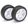Wheel Set Buggy "5 Spoke / Street" front white 1:10 (2)